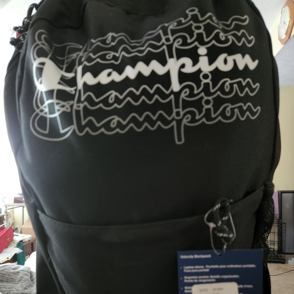 NWT BLACK CHAMPION BACKPACK